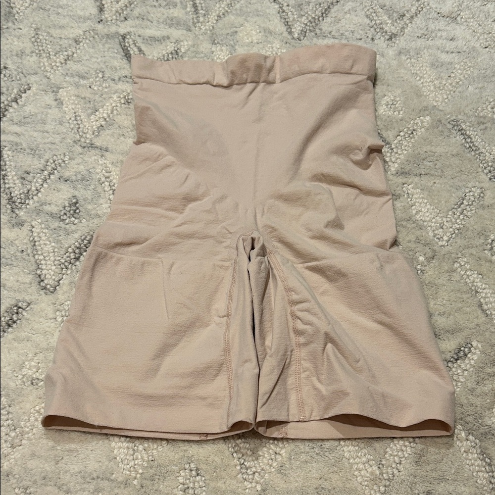 SPANX High-Waisted Shapewear Shorts in Cream